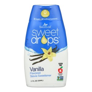 SweetLeaf Sweet Drops Vanilla Sweetener - 1.7 oz - 1 of 4