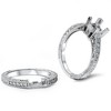 Pompeii3 1/4ct Princess Cut Diamond Engagement Ring Setting 14K - 2 of 4