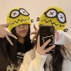 Anna-Kaci Women's Knitted Beanie with Cartoon Monster Eye Design - Cute & Warm Winter Hat for Cold Weather - 2 of 3