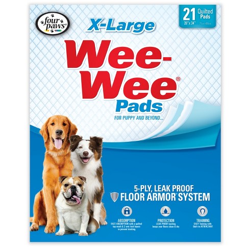 Four Paws Wee-Wee Dog Pads - 21ct - XL - image 1 of 4