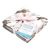 Hudson Baby Infant Girl Flannel Washcloths, Farm Friends Pink 12Pk, One Size - 2 of 4