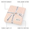 100% Luxury Cotton Knit Swaddle Receiving Crib Stroller Baby Blanket for Newborns and Infant Boys and Girls - 3 of 4