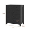 5 Drawers Dresser with Round Shape Handle for Bedroom and Entryway - 2 of 4