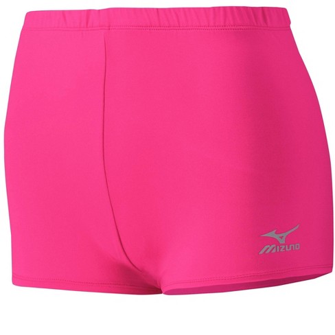 Mizuno Women's Low Rider Volleyball Short Womens Size Large In Color  Shocking Pink (1M1m)