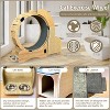 Cat Exercise Wheel, Cat Treadmill Wheel, Cat Wheel Exerciser, Cat Litter Fitness Wheel for Indoor Cats,Climbing Ladders,Cat Scratching Board,Cat Bowls - 4 of 4