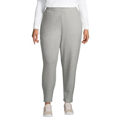 Lands' End Women's Serious Sweats Sweatshorts - Medium - Gray Heather