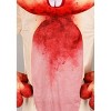 HalloweenCostumes.com One Size Fits Most   Adult Scary Easter Bunny Costume,  Pink/Red/Pink - 4 of 4