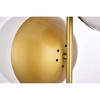 Elegant Lighting Eclipse 2 Lights Brass Pendant With Frosted White Glass - 4 of 4