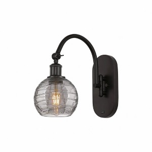 Athens Deco Swirl - 1 Light Arm Swivels Side to Side Wall Sconce In Industrial Style-11.63 Inches Tall and 5.88 Inches W - 1 of 1