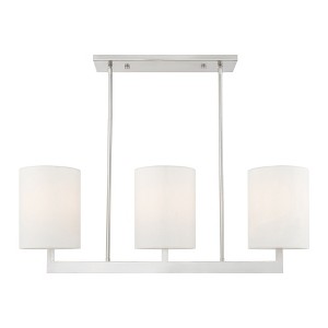 Livex Lighting Hayworth 3 - Light Chandelier in  Brushed Nickel - 1 of 4