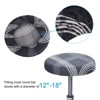 Unique Bargains Washable Elastic Bar Stool Cover for Dia 12"-18" Chairs - 3 of 4