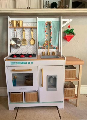 boho bungalow wooden play kitchen