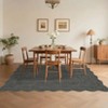 Farmhouse Scalloped Rug Washable Rug with Non Slip TRP Backing - 2 of 4