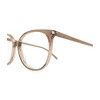 Saint Laurent CLASSIC SL 39 007 Womens Round Eyeglasses Transparent Brown 54mm - 3 of 3