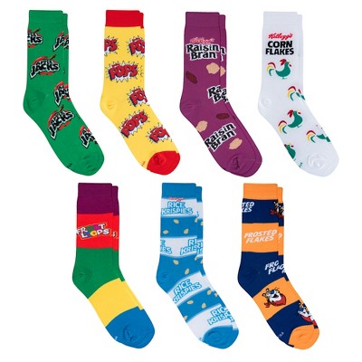Crazy Socks, Mac N Cheese, Funny Novelty Socks, Large : Target