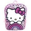 Hello Kitty Rainbow 15" Pink Backpack with Rectangular Lunch Bag - 4 of 4