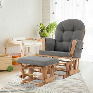 Home Imports Emporium Nursery Glider and Ottoman Set for Breastfeeding - 1 of 4