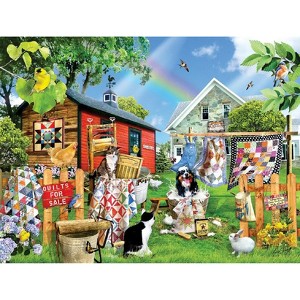Sunsout Wash Day Quilts 500 pc Jigsaw Puzzle 35263 - 1 of 4