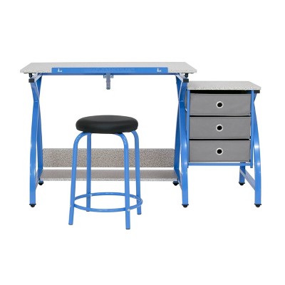 Comet Plus Drawing Table and Stool Set - studio designs