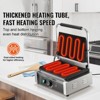 VEVOR Commercial Panini Grill, 1800W Electric Sandwich Panini Maker, Stainless Steel Sandwich Press, Panini Grill with Temp Control & 14"x9" - 3 of 4