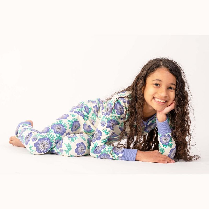 Mightly Kids' Fair Trade 100% Organic Cotton Tight Fit Pajamas Set, 3 of 7