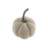 Whisen Set of 2, 6.7x6.7x7.8"H Fabric Pumpkin, Pumpkin Ornament Decor for Harvest Festival Fall Festival, Thanksgiving - 2 of 4