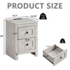 AMERLIFE Nightstand Set of 2 with Charging Station - 2 of 4