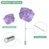 Unique Bargains Wedding Rose Men Suit Boutonnieres Lapel Pin 12 Pcs - 2 of 4