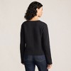 Lands' End Women's Fine Gauge Cotton Milano Blazer Sweater - 2 of 4