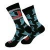 Crazy Dog Women's Purranormal Activikitty Socks Funny Scary Kitten Graphic Novelty Footwear for Ladies - 2 of 4