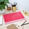 Sewzinski Striped Circle Squares Pink Acrylic Tray -Deny Designs - 4 of 4