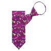 Jacob Alexander Men's Happy Hanukkah Novelty Pre-Tied Zipper Necktie - Purple - 2 of 4