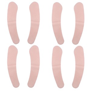 Unique Bargains 4pair Toilet Seat Cover Pad Bathroom Warm Toilet Seat Cushion Washable Reusable - 1 of 4