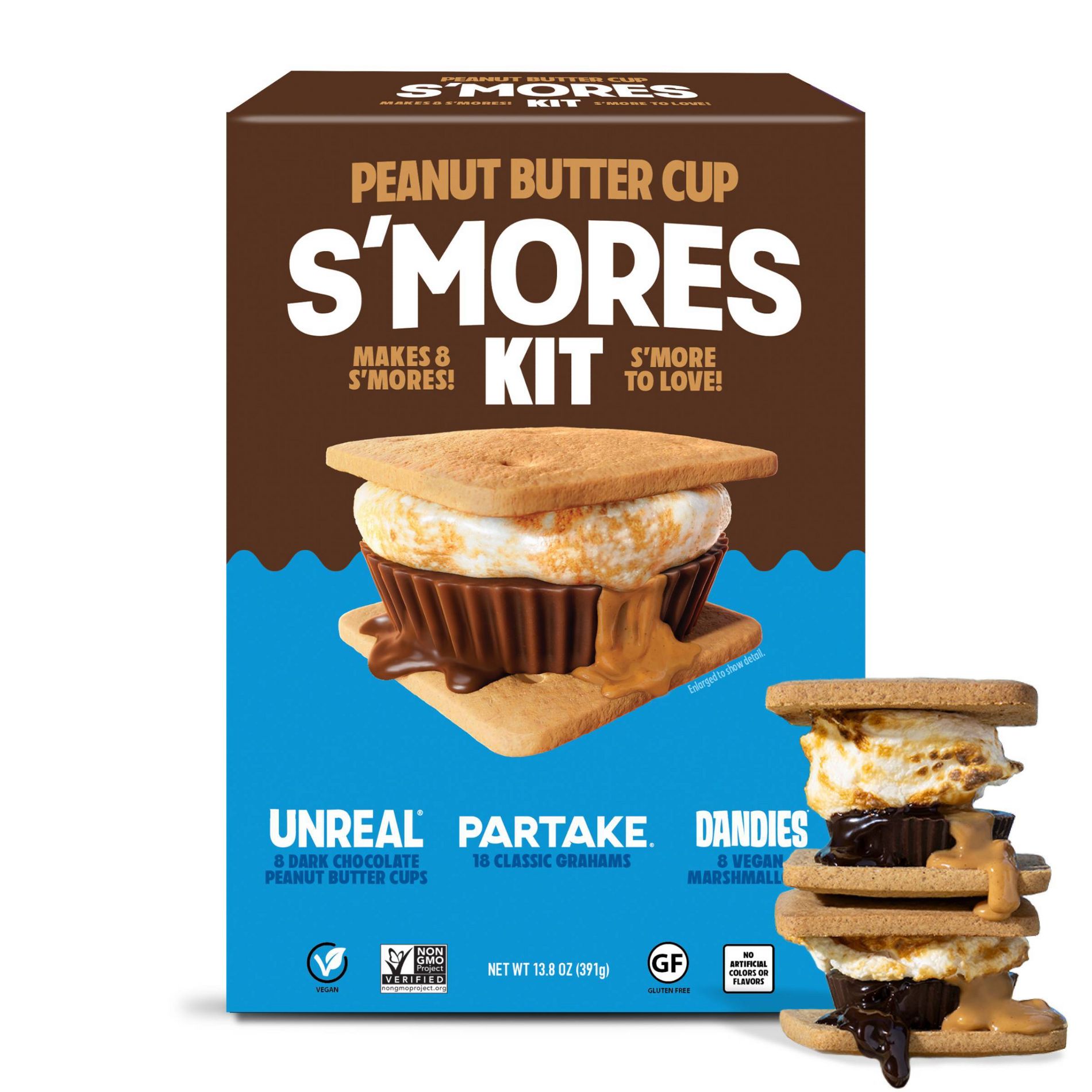 UNREAL Peanut Butter Cup Chocolate S'mores Kit - 13.79oz