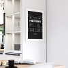 Merrick Lane Wall Mount Magnetic Chalkboard Sign with Eraser, Hanging Wall Chalkboard Memo Board - 4 of 4