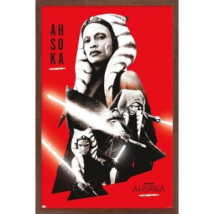 Trends International Star Wars: Ahsoka - Red Framed Wall Poster Prints - 1 of 4