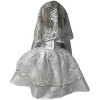 Doll Clothes Superstore Handmade Princess Wedding Dress with Veil for 18-Inch Girl Dolls - 4 of 4