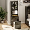 Fredees Makeup Vanity Set with LED Lights Flip-up Mirror and Hidden Storage - 4 of 4