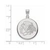 Black Bow Jewelry 14k White Gold Chicago Blackhawks NHL Large Pendant - 2 of 3