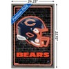Trends International NFL Chicago Bears - Neon Helmet 23 Framed Wall Poster Prints - 3 of 4