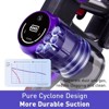 WHALL Cordless Vaccum Cleaner, 25Kpa Super Suction 280W High-Speed Brushless Motor Cordless Stick Vacuum, Detachable Battery up to 55min Runtime - 3 of 4