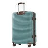 FURNIinspire Bag And Luggage Sets 24 Inch Luggage Set, Lightweight Checked Suitcase with 2 Mesh Bag Travel Business, Blue, 11"*15.9"*25.2" - 2 of 4