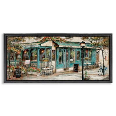 Stupell Industries European City Streets Café Scene, 25" x 11"
