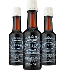 Australian Bitters Company Smoke Bitters 3 Pack: Elevate Your Cocktails with 4oz Bottles Perfect for Classic Mixed Drinks - 1 of 2