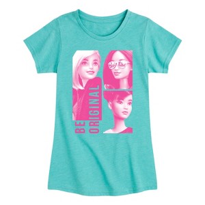 Girls' - Barbie - Be Original Fitted Short Sleeve Graphic T-Shirt - 1 of 4