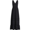 Lands' End Women's Cotton Modal Embellished Trim Maxi Dress - 3 of 4