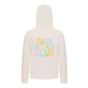Everyday Kids Cool Big Sis Club Girls Zip Up Hoodie – Colorful Sibling Sweatshirt - 1 of 4