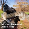 Attop Dog Rope Toys Aggressive Chewers, Tough Cotton Chew Toy, 3 Feet 5 Knots Indestructible, Tug of War Dog Pull Rope Teeth Cleaning - 3 of 4