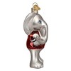 Old World Christmas Blown Glass Ornament for Christmas Tree, Alabama Big Al - 4 of 4
