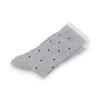 Anna-Kaci 3-Pack Women's Crew Socks with Ribbed Texture and Allover Polka Dot Pattern - 4 of 4